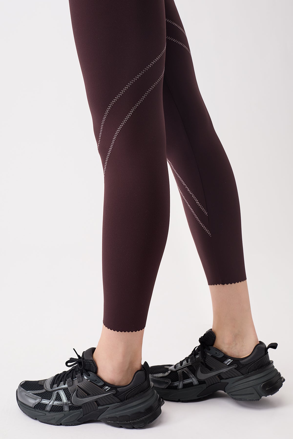 Mandala Sport Pant Braun Detail - High Waist Surf Leggings