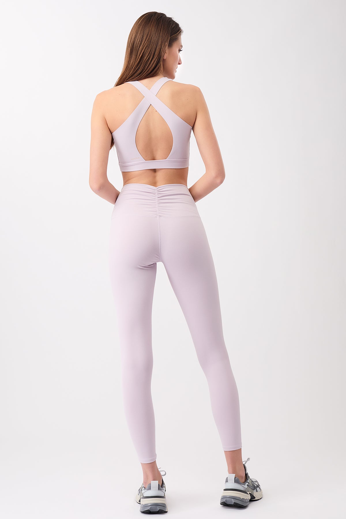 Mandala Fitness Legging Rose Outfit Rückseite - On Point Legging