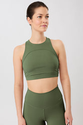 Mandala Active Bra Grün Front - High Neck Bra