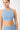 Mandala Sport Bra Blau Front-High Neck Bra