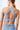 Mandala Sport Bra Blau Rückseite-High Neck Bra