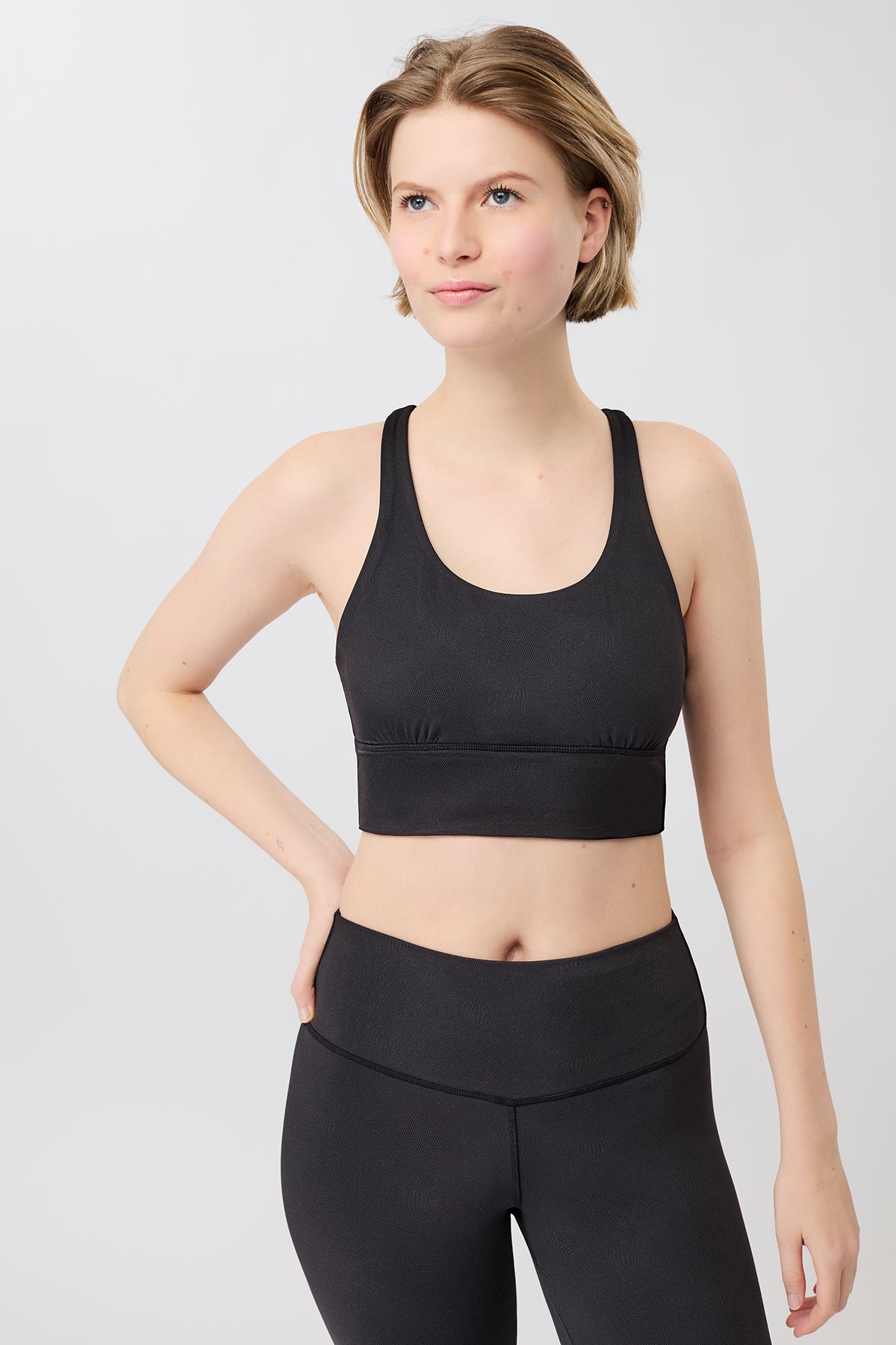 Mandala Fitness BH gemustert Front - Monoprinted Bra