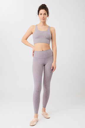 Mandala Fitness BH Leo-Muster Outfit Front - Monoprinted Bra