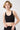 Mandala Sport Bra Schwarz Front - New Studio Bra