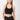 Mandala Sport Bra Schwarz Front - New Studio Bra