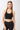 Mandala Sport Bra Schwarz Front - New Studio Bra