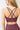 Mandala Sport Bra Lila Rückseite - New Studio Bra
