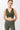 Mandala Fitness Bra Grün Front-Pilates Bra