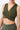 Mandala Fitness Bra Grün Detail-Pilates Bra