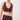 Mandala Trainings Bra Rot Front - Organic Cotton Bra