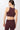 Mandala Trainings Bra Rot Rückseite - Organic Cotton Bra