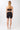 Mandala Black Sports Bra Outfit (Back View) - Comfort Bra