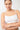 Mandala White Sports Bra (Front) - Comfort Bra