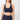 Mandala Trainings Bra Dunkelblau Front - Rib Bra 2.0
