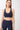 Mandala Trainings Bra Dunkelblau Front - Rib Bra 2.0
