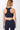 Mandala Trainings Bra Dunkelblau Rückseite - Rib Bra 2.0