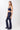 Mandala Trainings Bra Dunkelblau Outfit Seite - Rib Bra 2.0