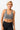 Mandala Trainings Bra Grau Front - Rib Bra 2.0