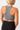 Mandala Trainings Bra Grau Rückseite - Rib Bra 2.0