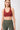 Mandala Trainings Bra Rot Front - Rib Bra 2.0