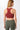 Mandala Trainings Bra Rot Rückseite - Rib Bra 2.0