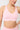 Mandala Trainings Bra Rosa Front - Rib Bra 2.0