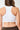 Mandala Trainings Bra Weiss Rückseite - Rib Bra 2.0