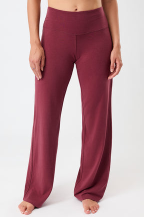 Mandala Fitness Hose Rot Front - Wide Leg Pants