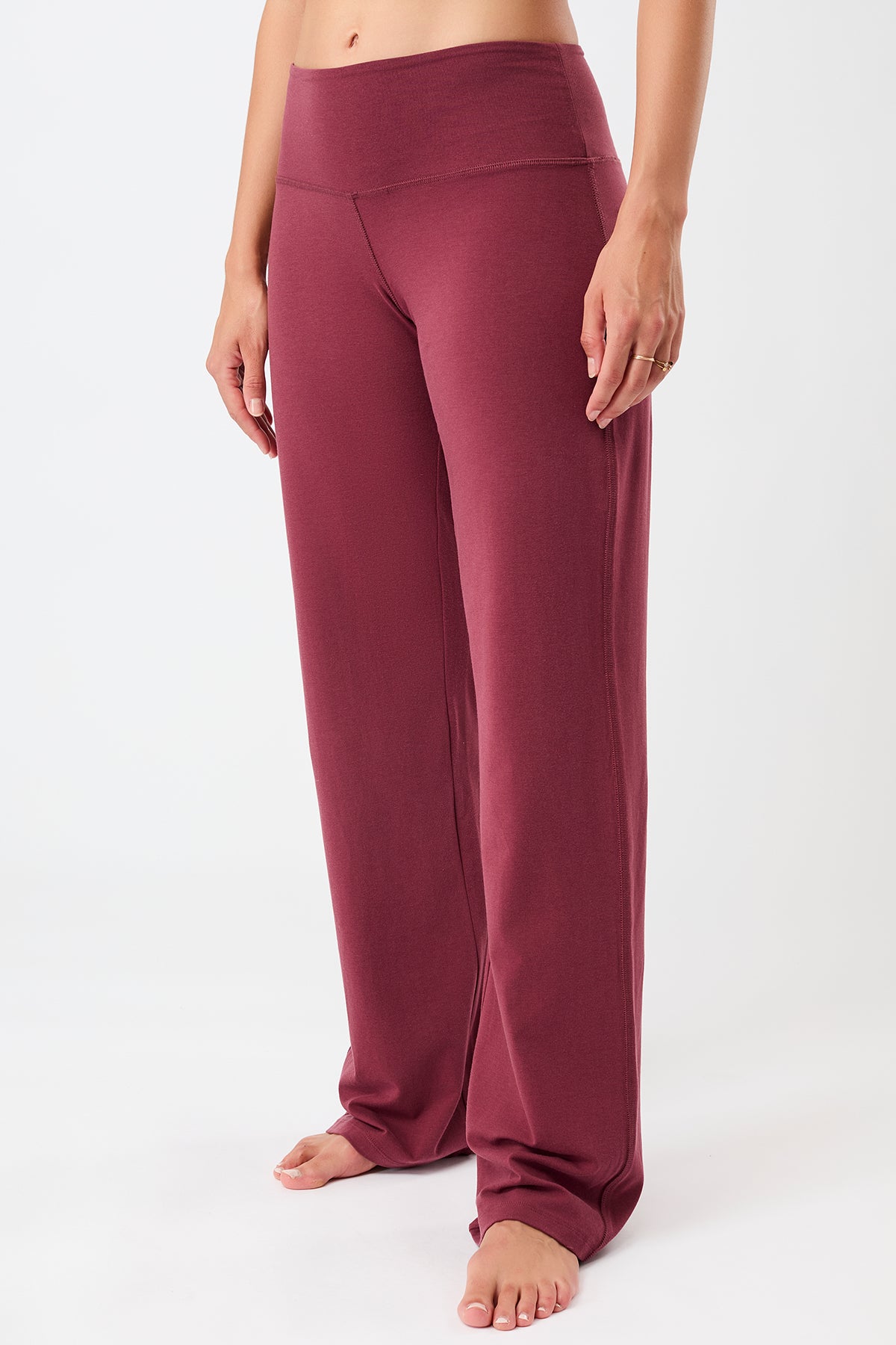 Mandala Fitness Hose Rot Front - Wide Leg Pants