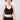 Mandala Trainings Bra Schwarz Front - Infinity Bra