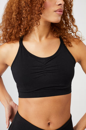 Mandala Trainings Bra Schwarz Detail - Infinity Bra