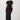 Mandala Trainings Kleid Schwarz Front - Jupiter Dress