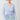 Mandala Trainings Jacke Blau Front - Wrap Jacket