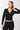 Mandala Pilates Jacket, Black Front - Ballet Wrap