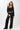 Mandala Pilates Jacket, Black, Front View - Ballet Wrap