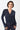 Mandala Sport Jacke Blau Front - Cozy Wool Wrap