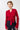 Mandala Sport Jacke Rot Front - Cozy Wool Wrap