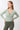 Mandala Sports Jacket, Green, Front-Wrap Jacket