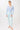 Mandala Light Blue Sports Jacket Outfit - Front-Wrap Jacket