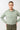 Mandala Fitnes Jacke Grün Front - Knitted Hoodie Jacket