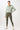Mandala Fitnes Jacke Grün Outfit Front - Knitted Hoodie Jacket