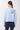 Mandala Fitnes Jacke Hellblau Rückseite - Knitted Hoodie Jacket