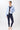 Mandala Fitnes Jacke Hellblau Outfit Front - Knitted Hoodie Jacket