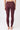 Mandala Red Fitness Leggings (Back View) - Sporty Vibe Leggings