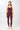 Mandala Red Fitness Leggings Outfit (Front View) - Sporty Vibe Leggings