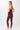 Mandala Red Fitness Leggings Outfit (Back View) - Sporty Vibe Leggings