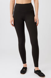 Mandala Fitness Legging Black Front - On Point Legging