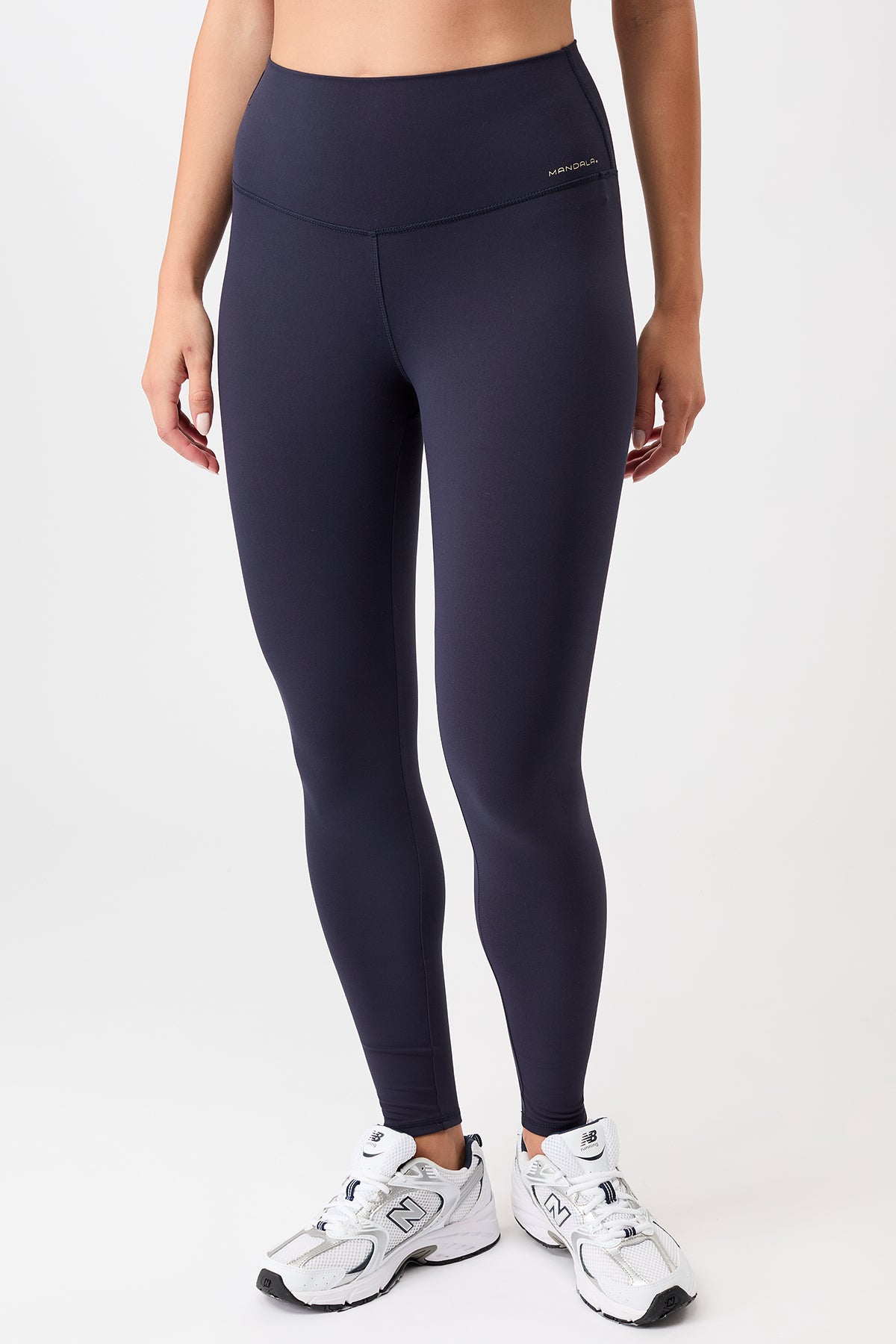 Mandala Fitness Legging Blau Front - On Point Legging