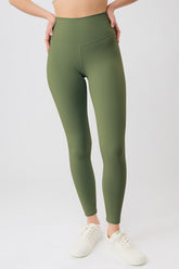 Mandala Fitness Legging Grün Front - On Point Legging