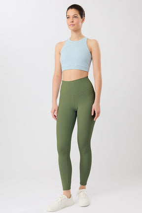 Mandala Fitness Legging Grün Outfit Front - On Point Legging